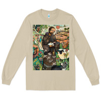 Mushroom saint francis Long Sleeve Tee - ArtChic