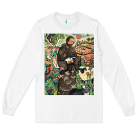 White saint francis Long Sleeve Tee - ArtChic