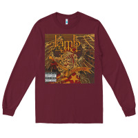 Burgundy Lamb of God killadelphia Long Sleeve Tee - ArtChic