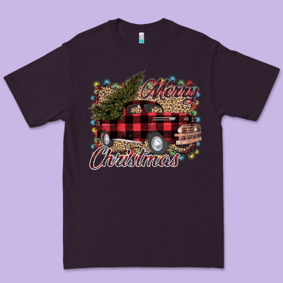 Merry Christmas Truck Premium Tee Designed By Bettercallsaul