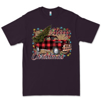 Plum Merry Christmas Truck Premium Tee - Bettercallsaul