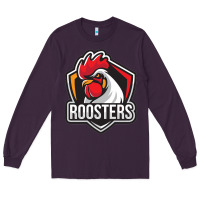 Plum rooster art Long Sleeve Tee - ArtChic