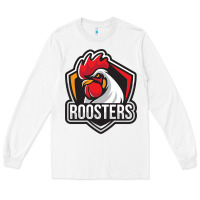 White rooster art Long Sleeve Tee - ArtChic