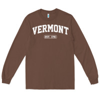 Chestnut vermont vintage state athletic style pullover hoodie Long Sleeve Tee - ArtChic