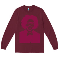Burgundy daveed diggs Long Sleeve Tee - ArtChic