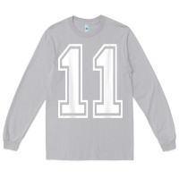 Moon Dust number 11 shirt sports player number back of shirt Long Sleeve Tee - ArtChic