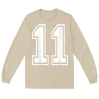 Mushroom number 11 shirt sports player number back of shirt Long Sleeve Tee - ArtChic
