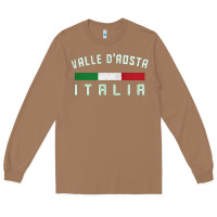 Toasted Coconut valle d'aosta italia italy region typography design Long Sleeve Tee - ArtChic