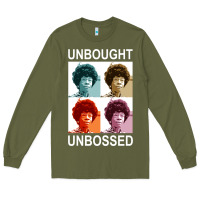 Unbought Unbossed Shirley Chisholm Retro Vintage Gift Long Sleeve T Sh Long Sleeve Tee | Teevron
