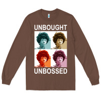 Chestnut unbought unbossed shirley chisholm retro vintage gift long sleeve t sh Long Sleeve Tee - ArtChic