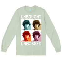 Matcha unbought unbossed shirley chisholm retro vintage gift long sleeve t sh Long Sleeve Tee - ArtChic