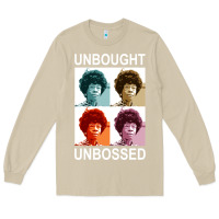 Mushroom unbought unbossed shirley chisholm retro vintage gift long sleeve t sh Long Sleeve Tee - ArtChic