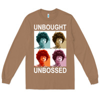 Toasted Coconut unbought unbossed shirley chisholm retro vintage gift long sleeve t sh Long Sleeve Tee - ArtChic