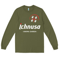 Army Green ichnusa Long Sleeve Tee - ArtChic