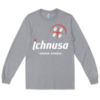 Heather Grey ichnusa Long Sleeve Tee - ArtChic
