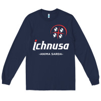 Navy ichnusa Long Sleeve Tee - ArtChic