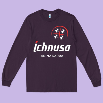 Ichnusa Long Sleeve Tee Designed By Artchic