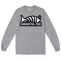 Heather Grey SAMANTHA FISH MUSIC ARTWORK Essential Long Sleeve Tee - ArtChic