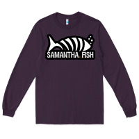 Plum SAMANTHA FISH MUSIC ARTWORK Essential Long Sleeve Tee - ArtChic