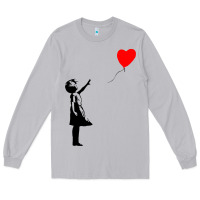 Banksy Girl With Balloon Long Sleeve Tee | Teevron