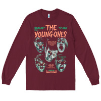 Burgundy THE YOUNG ONES Long Sleeve Tee - ArtChic
