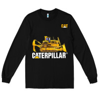 Black bulldozercat 1 Long Sleeve Tee - ArtChic