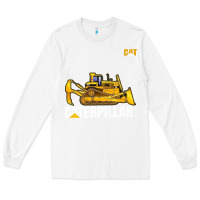 White bulldozercat 1 Long Sleeve Tee - ArtChic