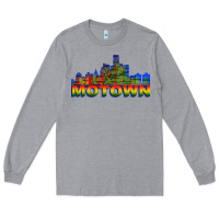 Heather Grey MOTOWN Long Sleeve Tee - ArtChic