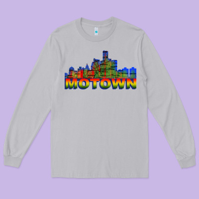 Motown Long Sleeve Tee Designed By Artchic