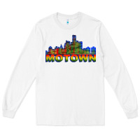 White MOTOWN Long Sleeve Tee - ArtChic