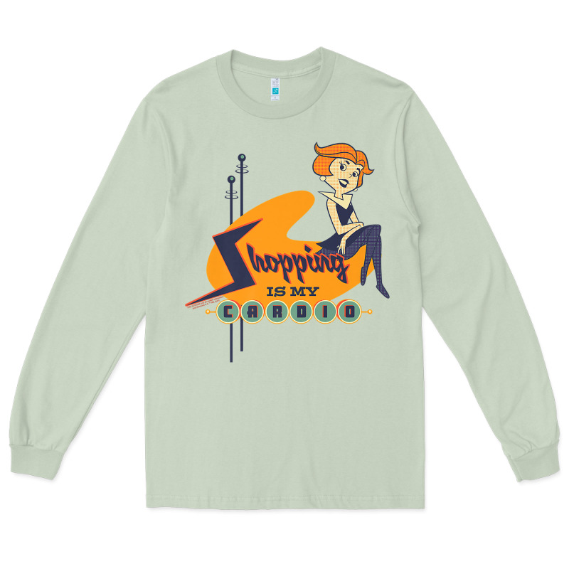 The Jetsons Jane Jetson Shopping Is My Cardio Premium T Shirt Long Sleeve Tee by ArtChic | Teevron