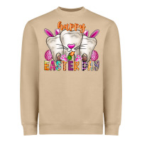 Mushroom Happy Easter Heavyweight Sweatshirt - CowhideDigitalArt