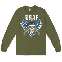Army Green US Air Force Security Forces Long Sleeve Tee - ArtChic