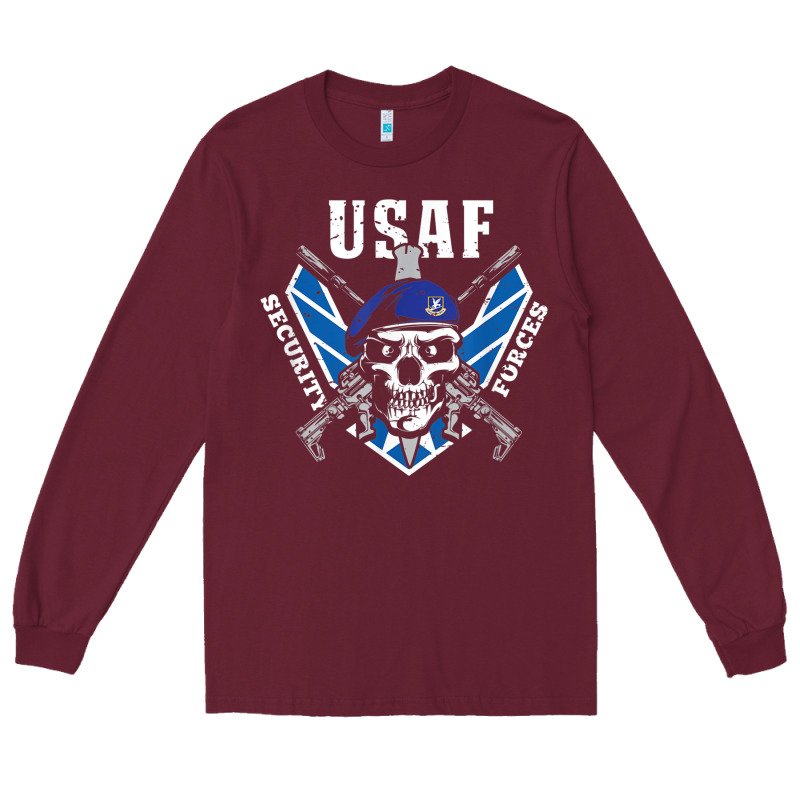 Us Air Force Security Forces Long Sleeve Tee by ArtChic | Teevron
