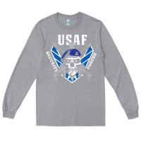 Heather Grey US Air Force Security Forces Long Sleeve Tee - ArtChic