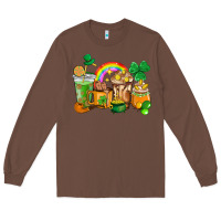 Chestnut St. Patricks coffee cups Long Sleeve Tee - HowdyJamesFarm
