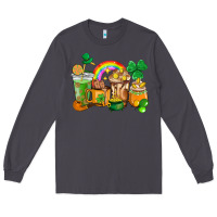 Smoke St. Patricks coffee cups Long Sleeve Tee - HowdyJamesFarm