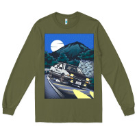 Army Green initial d poster hipster Long Sleeve Tee - ArtChic