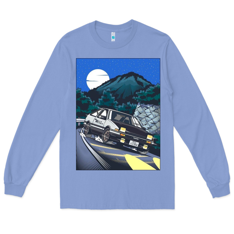 Initial D Poster Hipster Long Sleeve Tee by ArtChic | Teevron