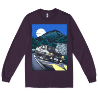 Plum initial d poster hipster Long Sleeve Tee - ArtChic