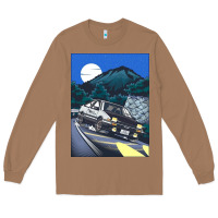 Toasted Coconut initial d poster hipster Long Sleeve Tee - ArtChic
