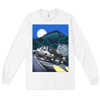 White initial d poster hipster Long Sleeve Tee - ArtChic
