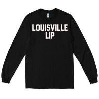 Black louisville lip Long Sleeve Tee - ArtChic