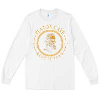 White platos cave rescue team ancient greek philosophy p Long Sleeve Tee - ArtChic
