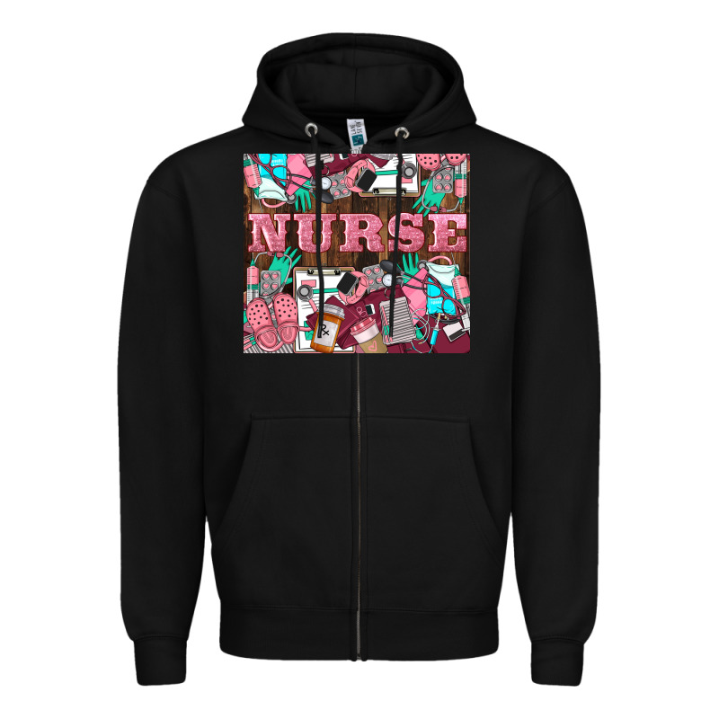 Nurse Zipper Hoodie by LillyAllenDesigns | Teevron