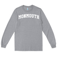 Heather Grey Monmouth Arch Retro University Style Long Sleeve Tee - ArtChic