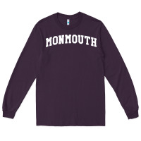 Plum Monmouth Arch Retro University Style Long Sleeve Tee - ArtChic