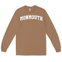 Toasted Coconut Monmouth Arch Retro University Style Long Sleeve Tee - ArtChic
