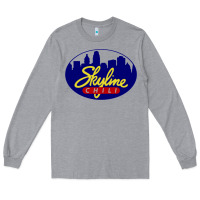 Heather Grey skyline chili Long Sleeve Tee - ArtChic