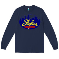Navy skyline chili Long Sleeve Tee - ArtChic
